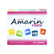 "Amarin Forte Tablets 45'S: Conquer Travel Sickness with Vitamin B6 & Ginger Extract"