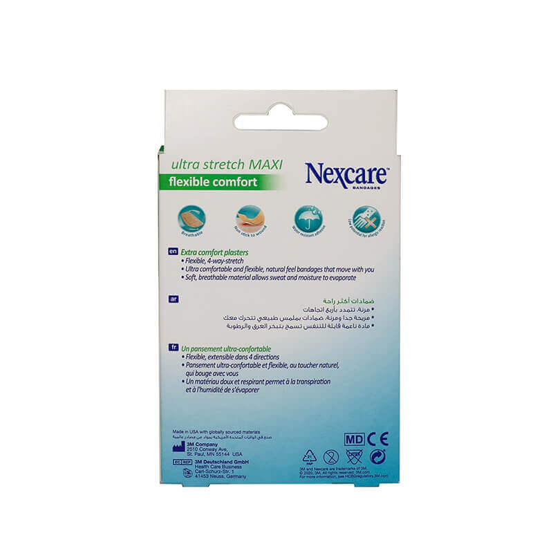 Nexcare Ultra Stretch Maxi Flexible Comfort 50*101 mm 10'S