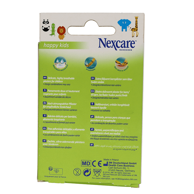 Nexcare Happy Kids Design Bandages Assorted 20'S