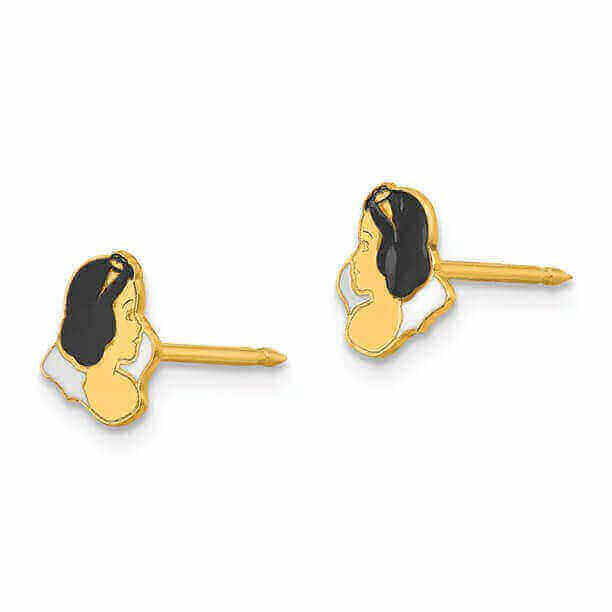 Inverness 832E Disney Snow White Earrings 14KT