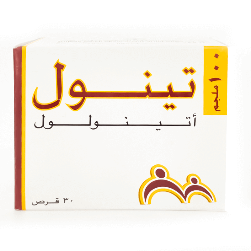 تينول 100 مجم 30 قرص