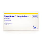 Novonorm 1mg 30 Tablets
