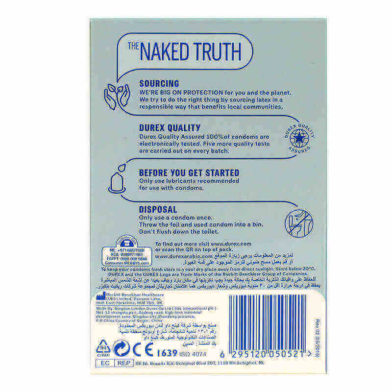 Durex Invisible Extra Thin 20 Condoms