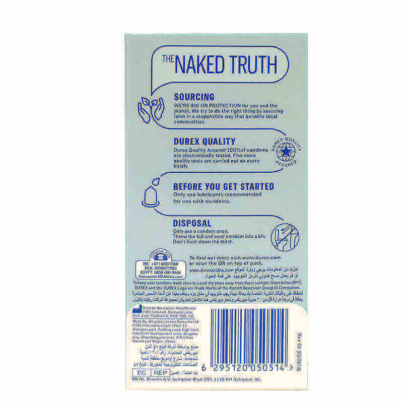 Durex Invisible Extra Thin 6 Condoms