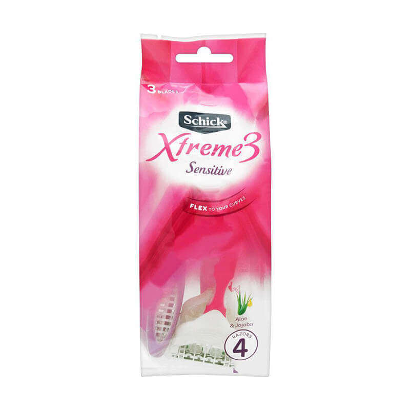 Schick Xtreme 3 Sensitive Women Razor 4 Pcs