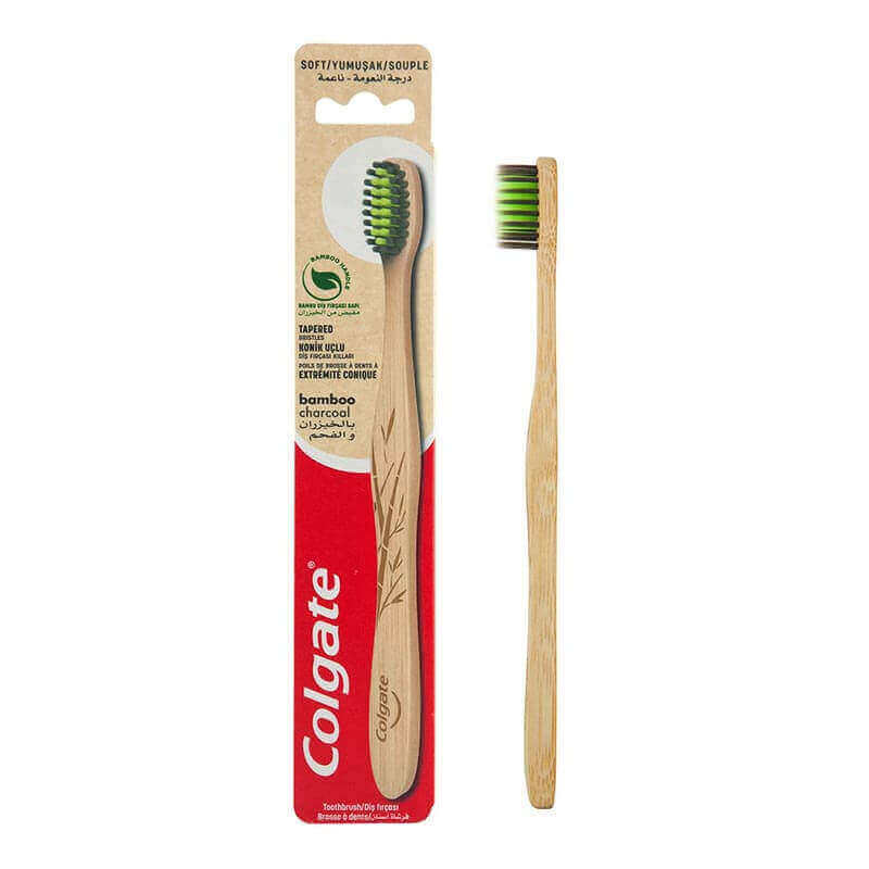 Colgate Bamboo Charcoal Toothbrush soft 1 Pc