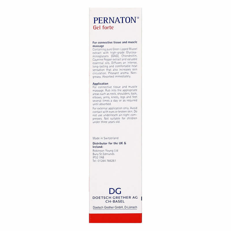 Pernaton Gel Forte For Muscle Massage Warming Heat 125 ml