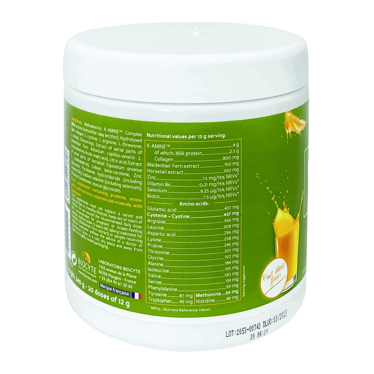 Biocyte Keratin Max Powder 240 g To promotes hair growth