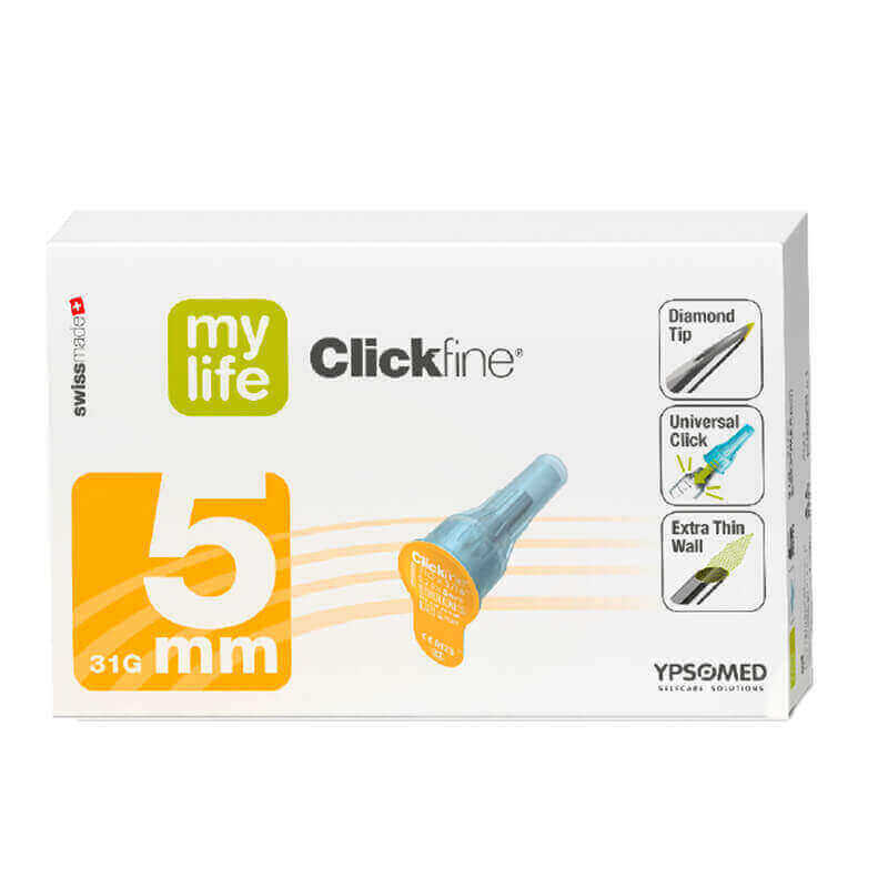 My Life Clickfine Pen Needles 5 mm 100 Pcs