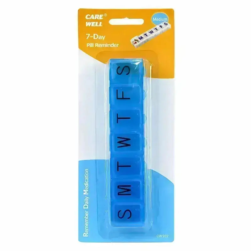 Care Well 7 Day Pill Reminder Box Medium