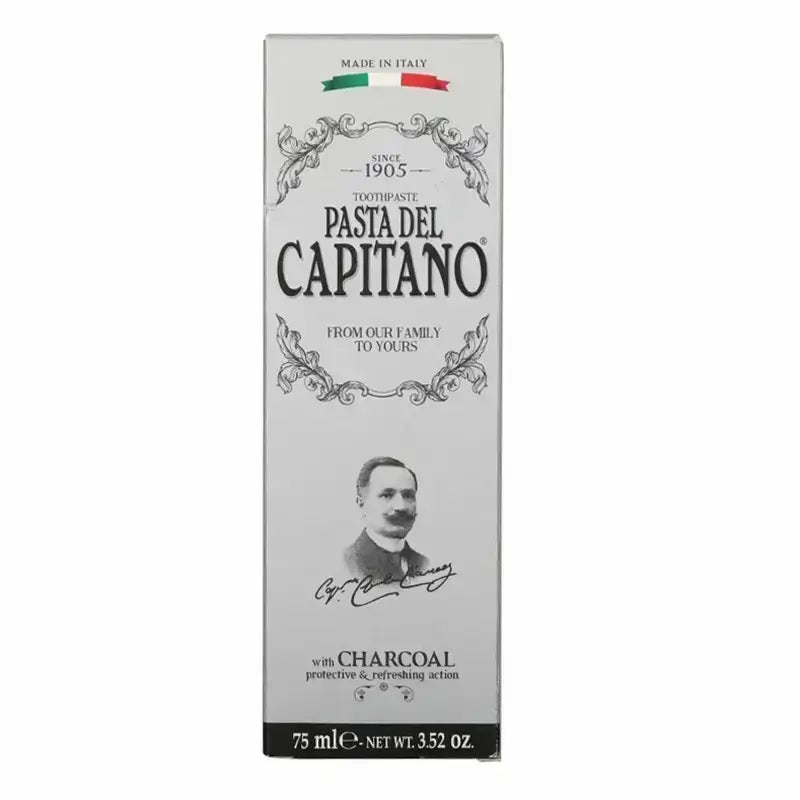 Pasta Del Capitano 1905 Charcoal Toothpaste 75 ml