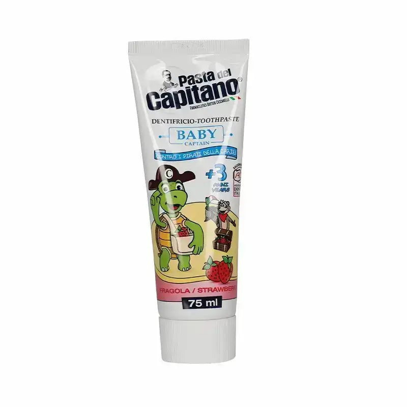 Pasta Del Capitano Baby +3 Years Strawberry Toothpaste 75 ml