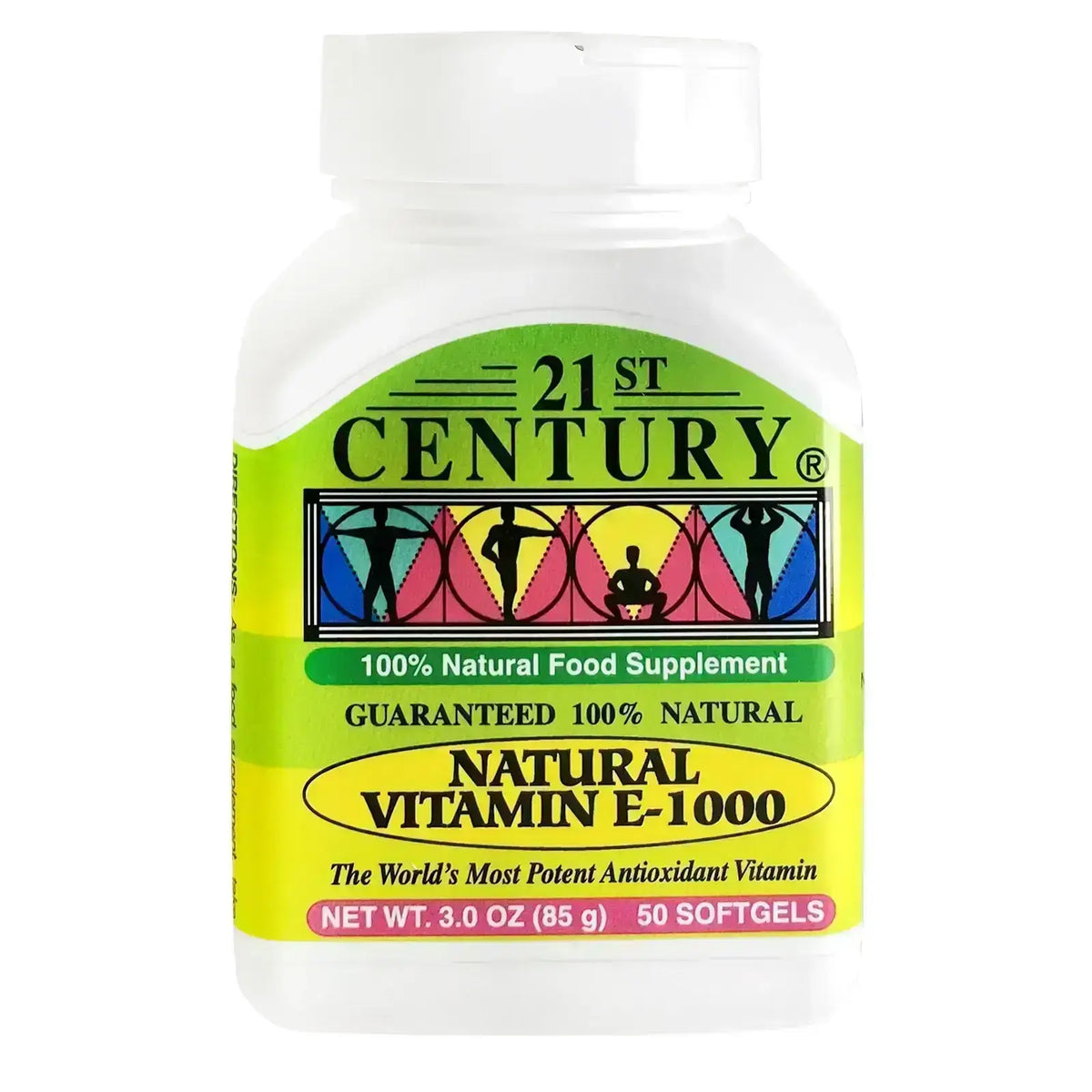 21St Cent Nat Vit E 1000 -50's softgel