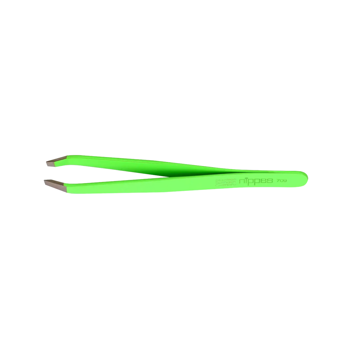 Nippes Tweezer Bent Stainless Green