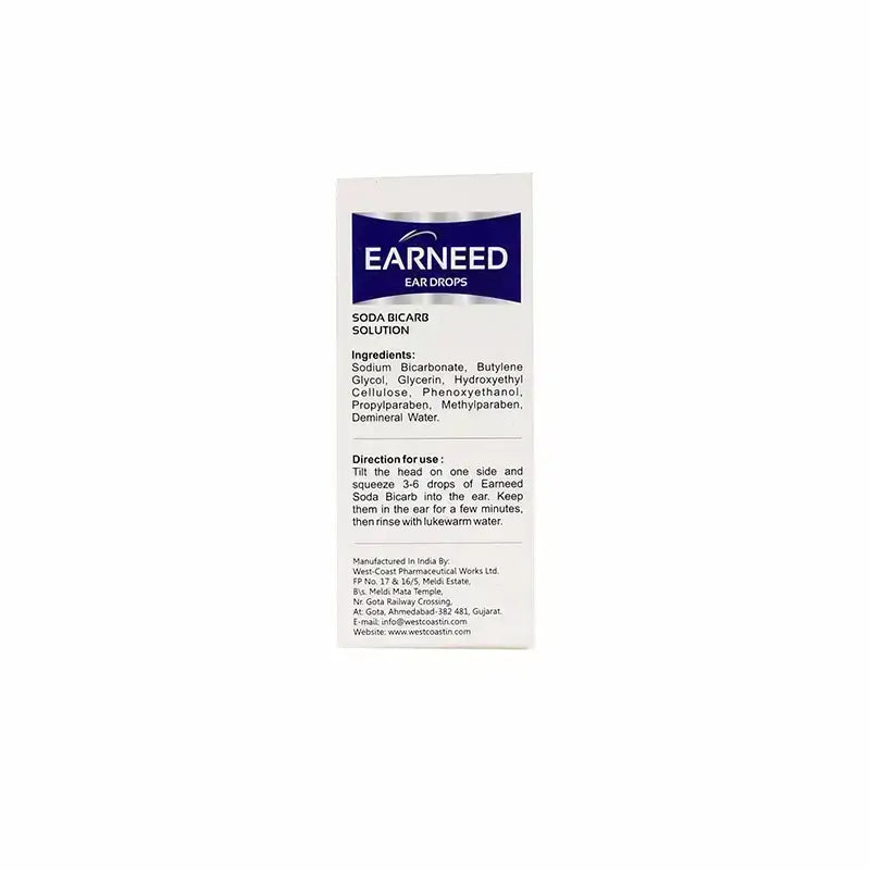 Earneed Soda Bicarb Ear Drops 15 ml