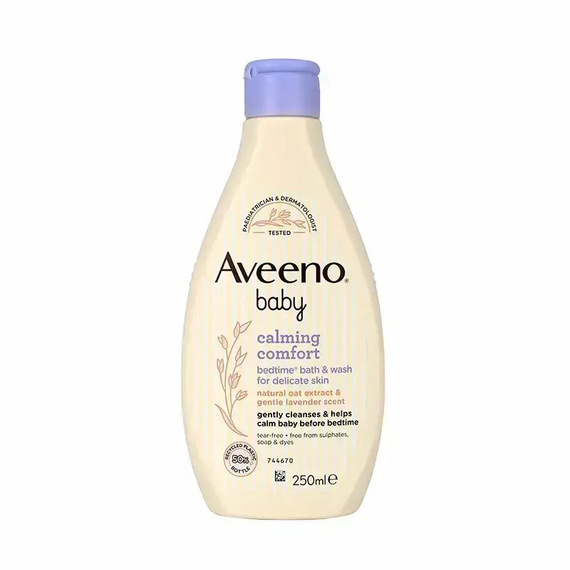 Aveeno Baby Calming Comfort Bedtime Bath And Wash 250 ml
