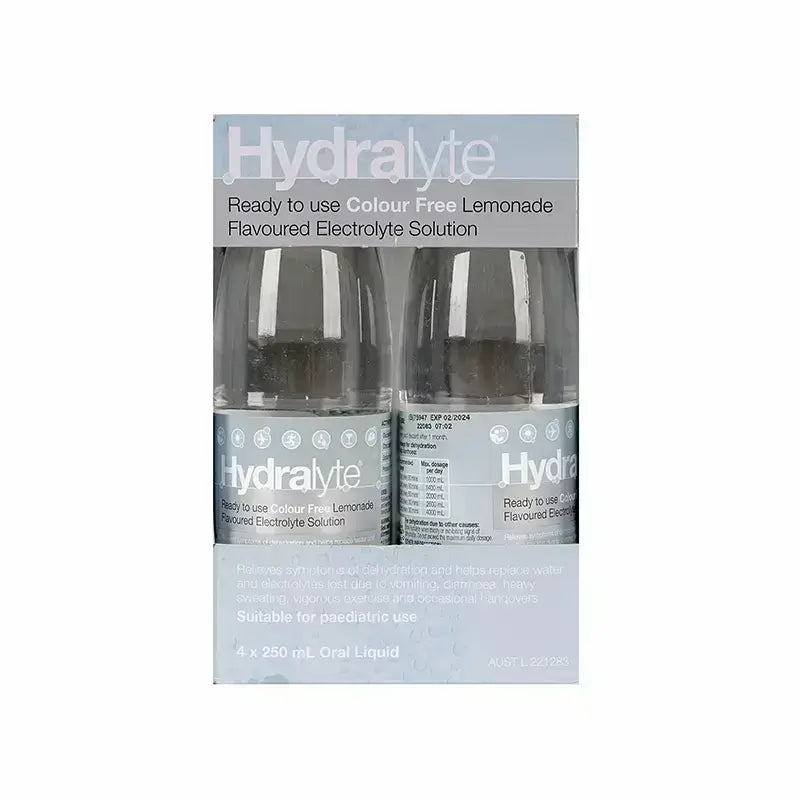 Hydralyte Lemonade Electrolyte Solution 4*250 ml