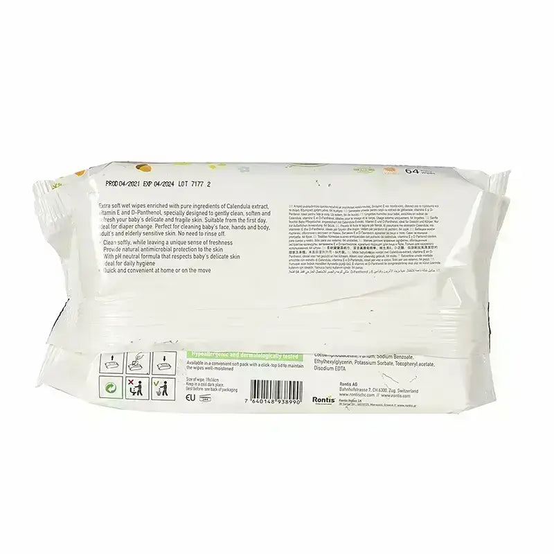 Novalou Baby Wet Wipes 64 Pcs