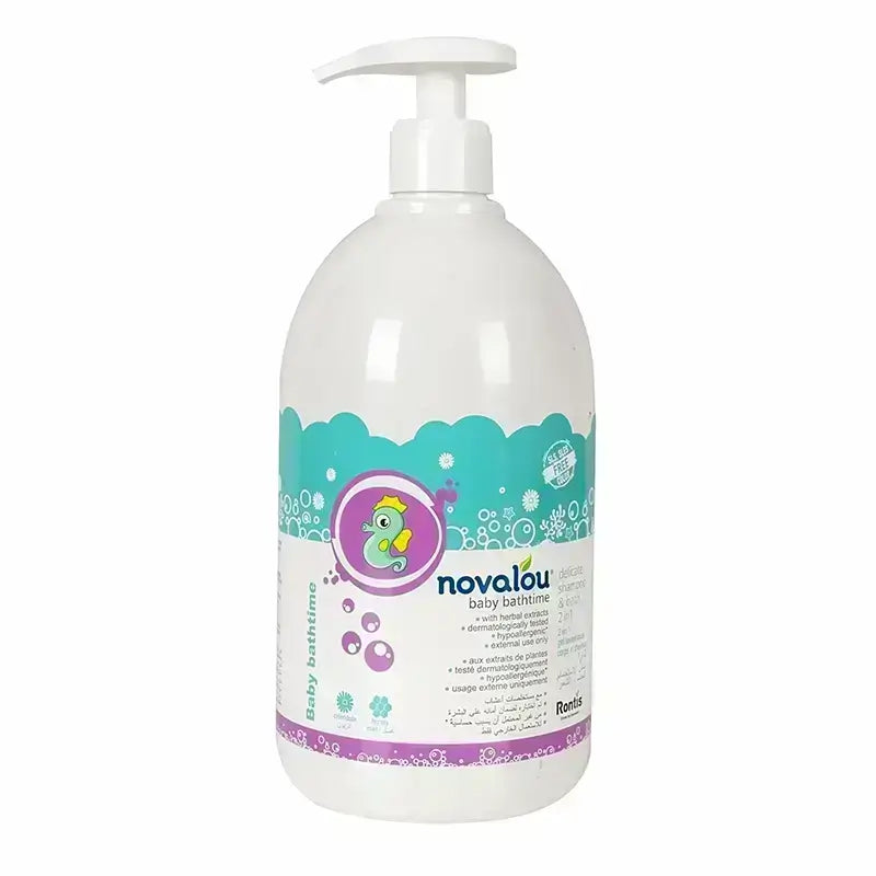 Novalou Baby Bathtime 2x1 Shampoo & bath 1 Lt