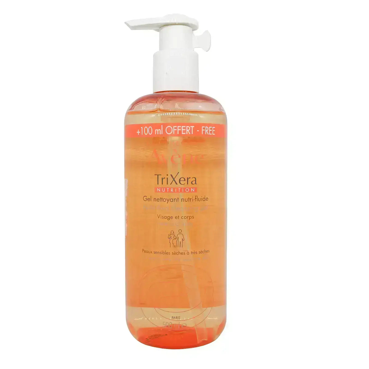 Avene Xeracalm Nutrition Cleansing Gel 500 Ml