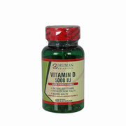 Human Essentials Vitamin D 5000 IU 60 Softgels