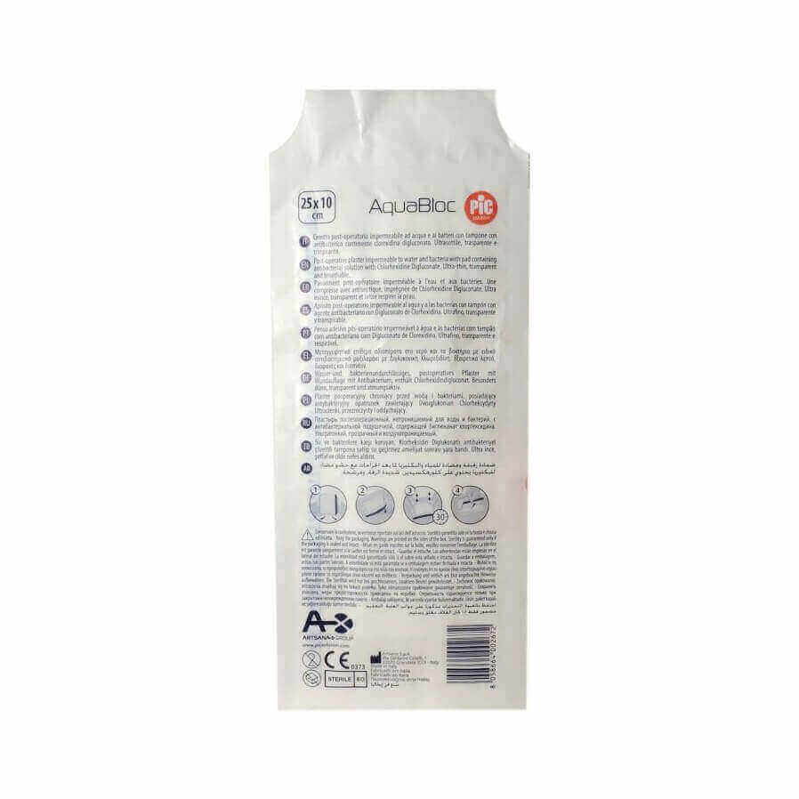 Pic Aqua Bloc Post Operative Plaster 10*25 cm 1 Pc