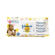 Johnson's Extra Sensitive Wipes 56'S