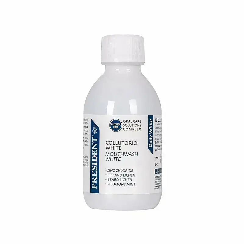President Daily White Mouthwash 200 ml