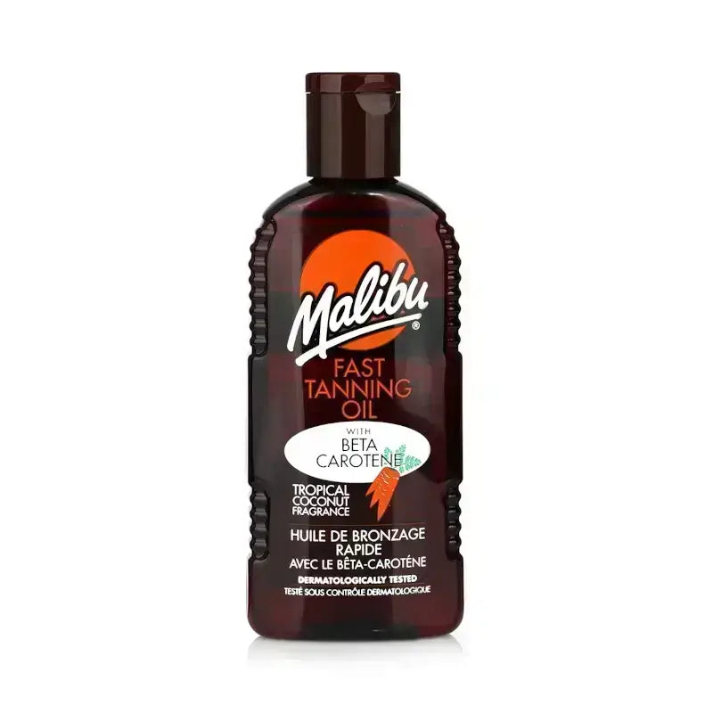 Malibu Fast Tanning Oil with Beta Carotene 200 ml