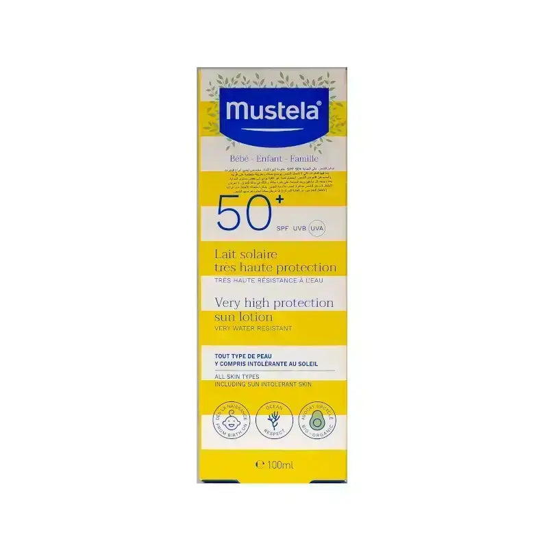 Mustela SPF 50+ Very High Protection Sun Lotion 100 ml