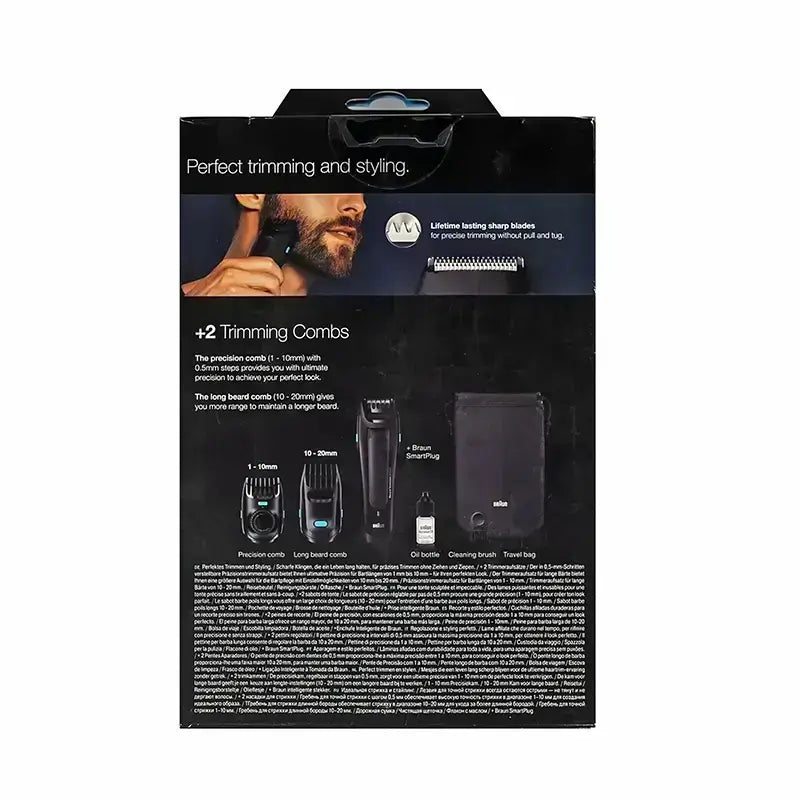 Braun Beard Trimmer With 2 Combs MHR5050