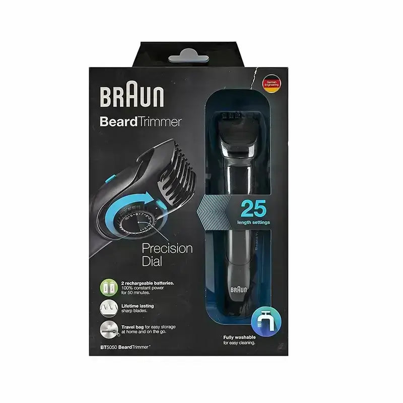 Braun Beard Trimmer With 2 Combs MHR5050