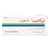 ليركاديب 20 مجم 30 قرص