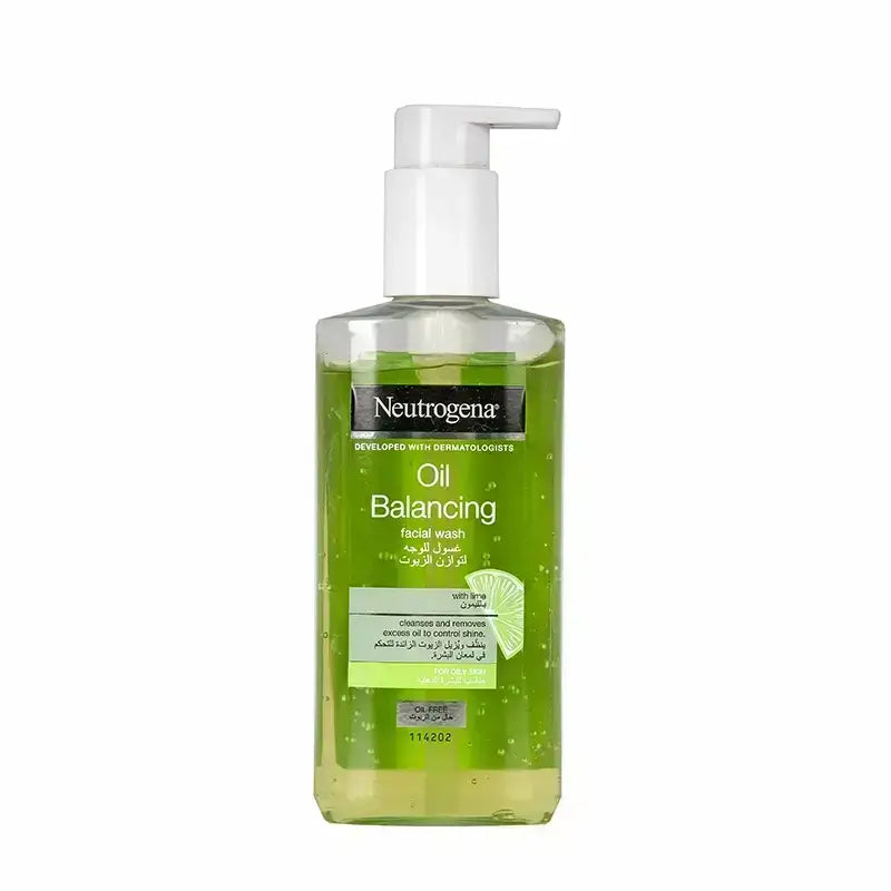 Neutrogena Oil Balancing Facial Wash With Lime For Oily Skin 200 ml