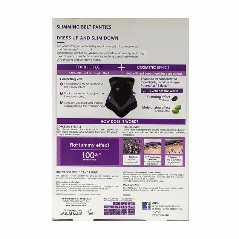 Lytess Corrective Slimming Belt Panties Black L/XL 2424278