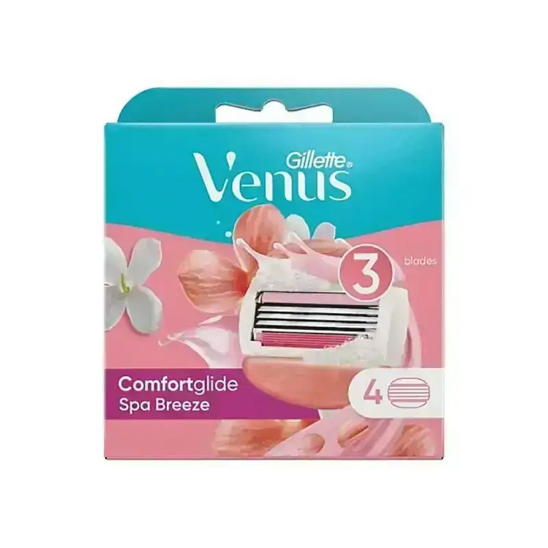 Gillette Venus Comfort glide Spa Breeze 4 Cartridges