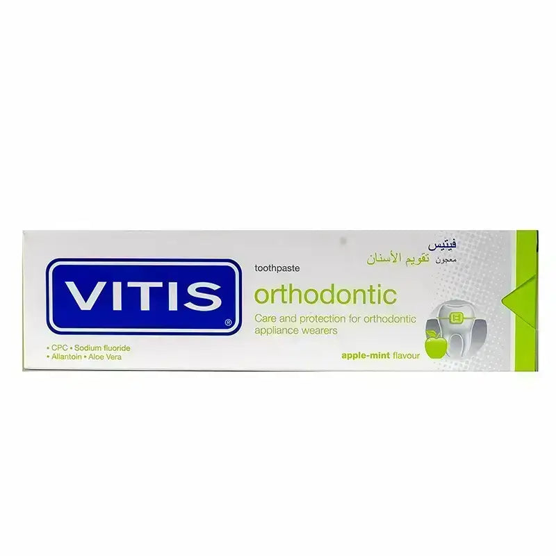 Vitis Orthodontic Toothpaste Apple Mint Flavour 100 ml 301-V02