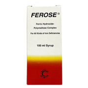 Ferrose Syrup 100Ml for anemia
