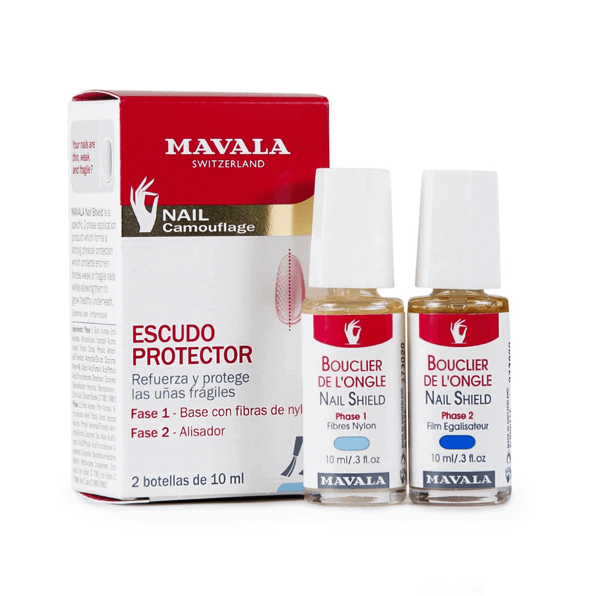 Mavala Nail Shield 2*10 mL For hard nail