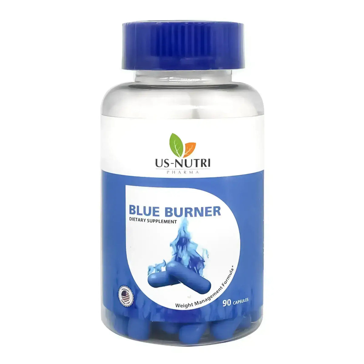 US Nutri Blue Burner Caps 90'S to burn fat