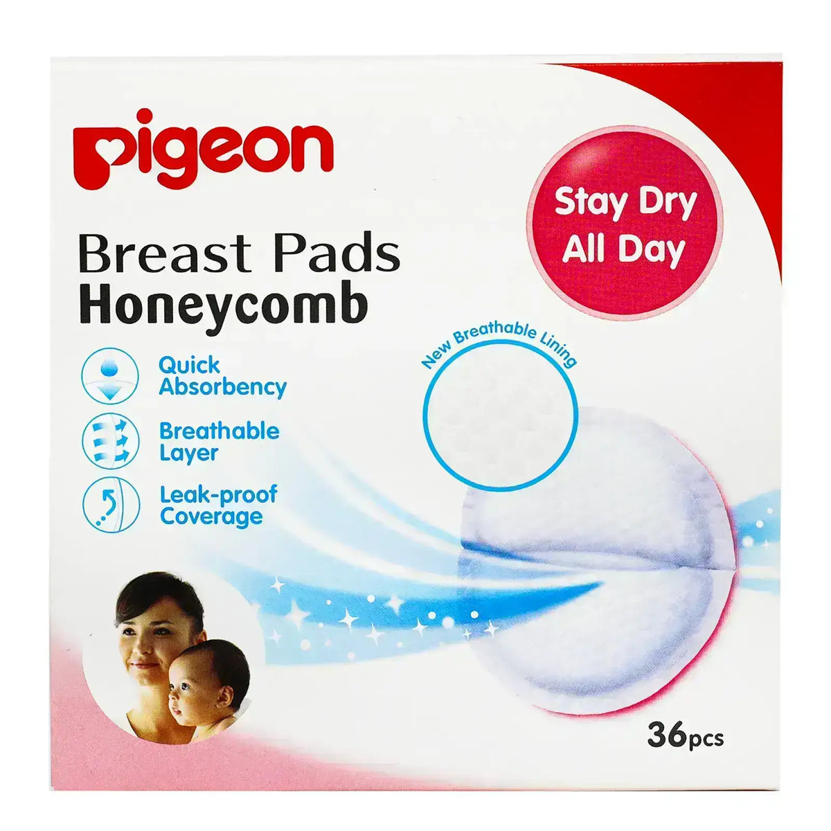 Pigeon Breast Pads 36'S to prevent milk leakage