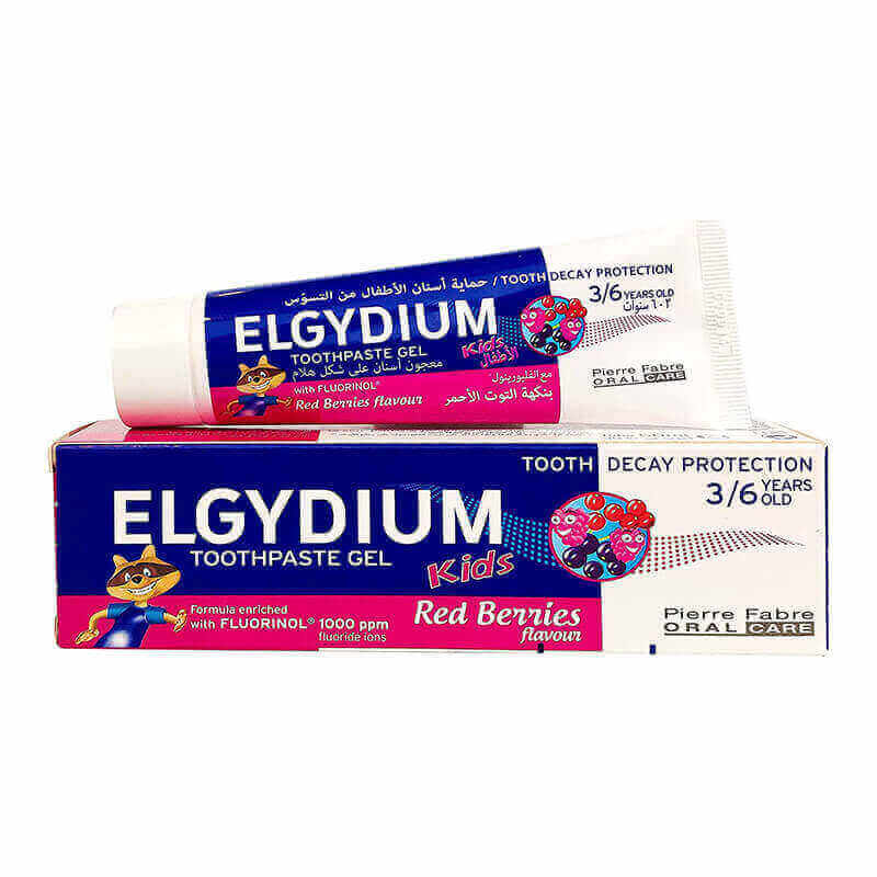Elgydium Kids 3-6 Years Toothpaste Red Berries 50 ml