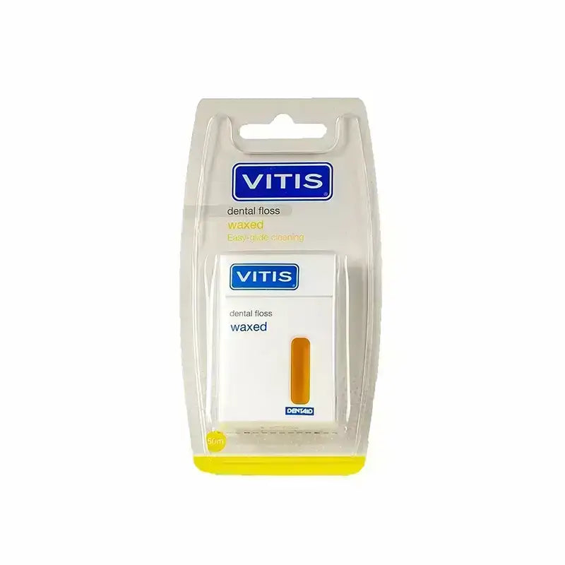 Vitis Waxed Dental Floss Yellow 50 m