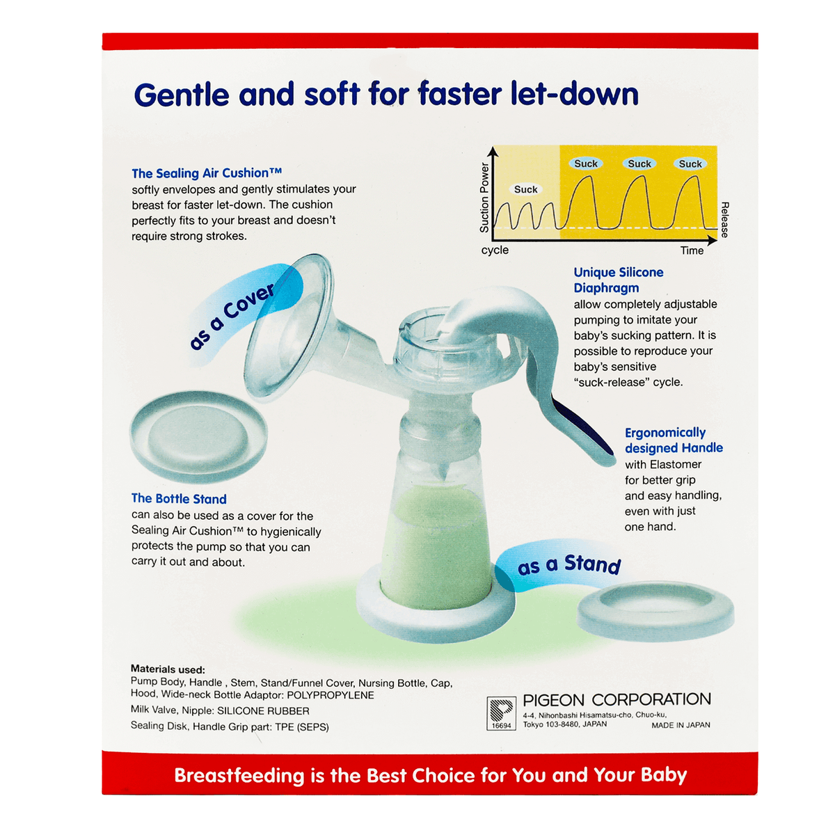 Pigeon Manual Breast Pump 16694