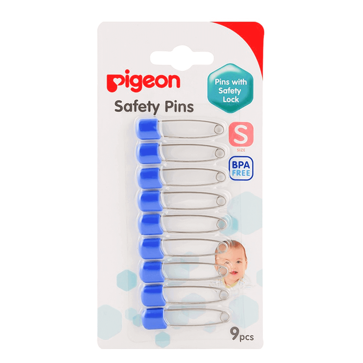 Pigeon Safety Pins 9'S 882