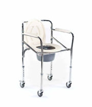 Commode Folding With Wheel FS696