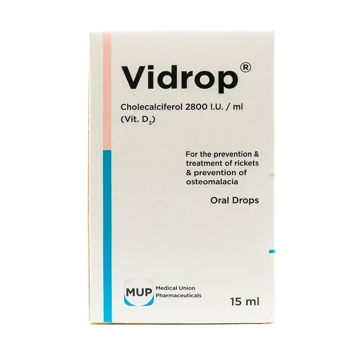 Mup Vidrop Vit D3 2800 IU Drops 15 mL for bone growth