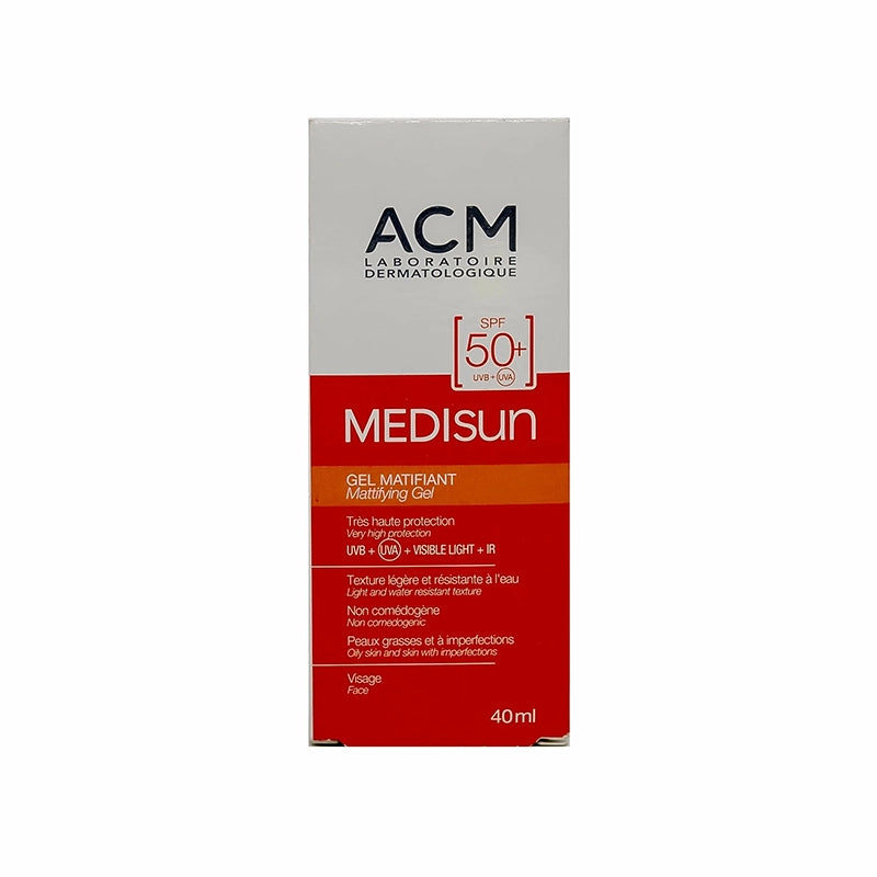 ACM Medisun SPF 50+ Mattifying Sunscreen Gel for Oily Skin