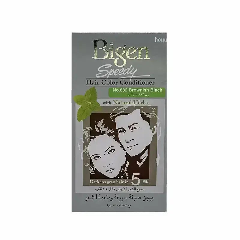 Bigen Speedy Hair Color Conditioner Brownish Black Unisex 882