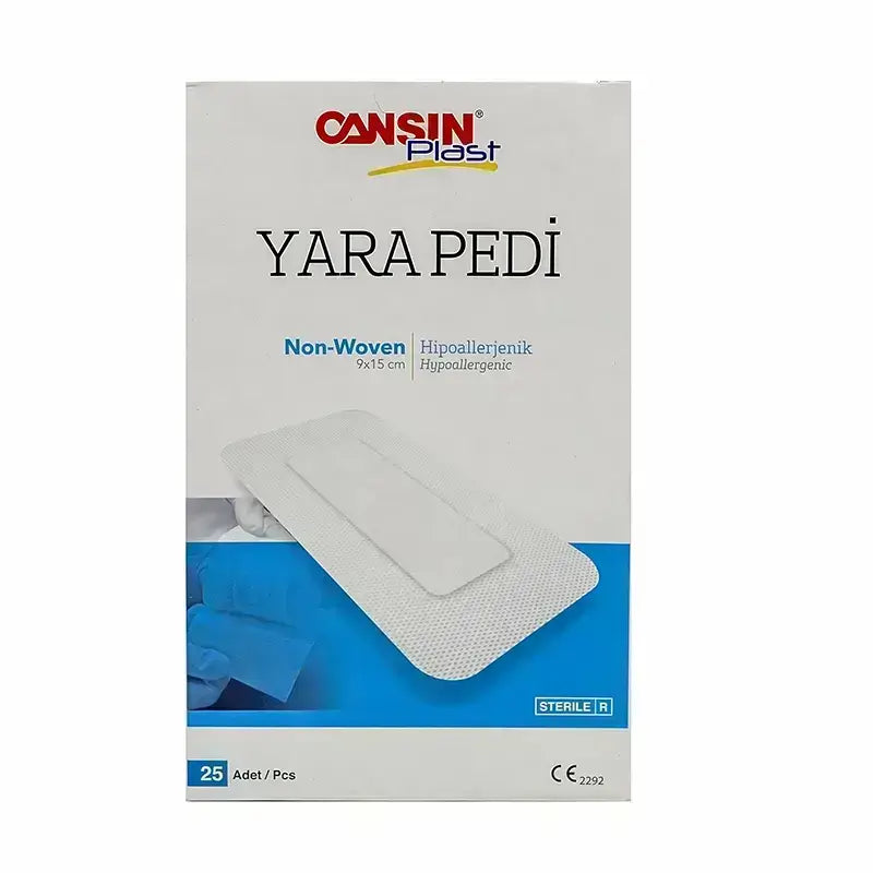 Cansin Plast Non-Woven Surgical Wound Dressing 9x15 cm 25 Pcs 503